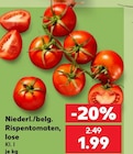 Tomaten im Kaufland Prospekt Rispentomaten, lose im aktuellen Kaufland Prospekt für 1,99 €