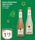 Light Live Sekt von Schloss Wachenheim für 1,19 € bei GLOBUS im Angebot Light Live Sekt von Schloss Wachenheim im aktuellen GLOBUS Prospekt