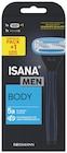 Body Rasierer 5-Klingen-System von Isana Men für 3,99 € bei Rossmann im Angebot Body Rasierer 5-Klingen-System von Isana Men im aktuellen Rossmann Prospekt