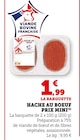 Haché au Bœuf - Prix Mini en promo chez U Express Boulogne-Billancourt à 1,99 €