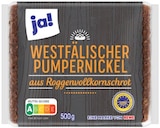 Westfälischer Pumpernickel Angebote von ja! bei REWE Euskirchen für 0,99 €