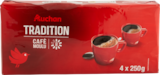 CAFÉ MOULU TRADITION AUCHAN - AUCHAN en promo chez Auchan Hypermarché Nancy à 9,77 €