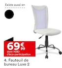 Fauteuil de bureau Luxe 2 en promo chez But Quimper à 69,99 €