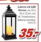 Aktuelles Laterne mit LED Kerzen Angebot bei Möbel AS in Karlsruhe ab 35,00 €