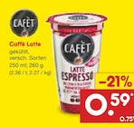 Caffè Latte im Angebot bei Netto Marken-Discount in Kamp-Lintfort Caffè Latte Angebote von Cafét bei Netto Marken-Discount Kamp-Lintfort für 0,59 €