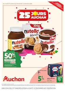 Catalogue Auchan Hypermarché de la semaine "25 JOURS AUCHAN" avec 1 pages, valide du 27/10/2026 au 01/11/2026 pour Grande-Synthe et alentours Prospectus Auchan Hypermarché de la semaine "25 JOURS AUCHAN" avec 1 pages, valide du 27/10/2026 au 01/11/2026 pour Grande-Synthe et alentours
