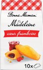 La madeleine cœur framboise - BONNE MAMAN en promo chez Intermarché Super La Rochelle à 1,30 €
