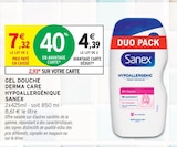 Gel Douche Derma Care Hypoallergénique - Sanex en promo chez Intermarché Hyper Gel Douche Derma Care Hypoallergénique - Sanex dans le catalogue Intermarché Hyper