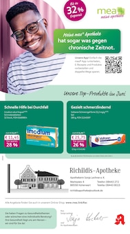 Aktueller mea - meine apotheke Prospekt (Hohenwart, 4 Seiten zum blättern mea - meine apotheke Prospekt Unsere Juni-Angebote mit 4 Seiten