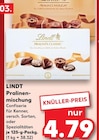 Pralinés Nougat oder Pralinés Classic Angebote von Lindt bei Kaufland Nürnberg für 4,79 €