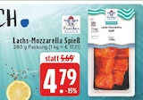 Aktuelle Lachs Angebote bei E center in Recklinghausen Aktuelles Lachs-Mozzarella Spieß Angebot bei E center in Recklinghausen ab 4,79 €