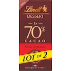 Tablette de chocolat noir intense "Lot de 2" à Carrefour dans Bernac-Débat Tablette de chocolat noir intense "Lot de 2" à Carrefour dans Bernac-Débat