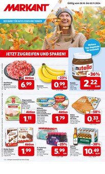 Nutella im Markant Nordwest Prospekt "JETZT ZUGREIFEN UND SPAREN!" mit 16 Seiten (Garbsen)