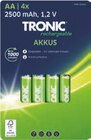 4 Akkus im Angebot bei Lidl in Hennef 4 Akkus Angebote von TRONIC bei Lidl Hennef für 3,99 €