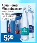Mineralwasser von Aqua Römer im aktuellen Getränke City Prospekt für 5,99 €