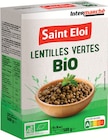 Lentilles Vertes Bio - Saint Éloi en promo chez Intermarché Hyper Lentilles Vertes Bio - Saint Éloi dans le catalogue Intermarché Hyper