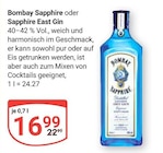 Bombay Sapphire im Angebot bei GLOBUS in Nettetal Bombay Sapphire Angebote bei GLOBUS Nettetal für 16,99 €