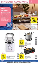 Appareil Raclette en promo dans le catalogue Carrefour à la page 21