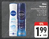 Fresh Natural Deospray im Angebot bei E center in Chemnitz Fresh Natural Deospray Angebote von Nivea bei E center Chemnitz für 1,99 €