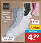 Kuschelsocken, 3er Pack von  im aktuellen Netto Marken-Discount Prospekt für 4,99 €