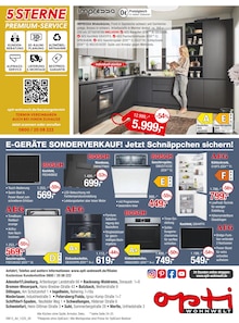 Kühlschrank im Opti-Wohnwelt Prospekt "Möbel und Küchen Spartage" mit 28 Seiten (Würzburg)