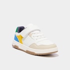 Tennis basses à scratchs bout renforcé multicolore garçon dans le catalogue La Halle