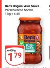 Asia Sauce im Angebot bei GLOBUS in Leipzig Asia Sauce Angebote von Ben's Original bei GLOBUS Leipzig für 1,79 €