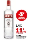 Vodka 37,5° - SOBIESKI en promo chez Super U Castres à 11,95 €