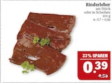 Aktuelles Rinderleber Angebot bei Marktkauf in Erlangen ab 0,39 €