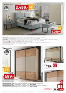 Bett im XXXLutz Möbelhäuser Prospekt "NEU & ERSTMALIG bei XXXLutz!" mit 8 Seiten (Reutlingen)