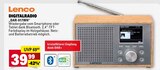 Digitalradio DAB-017WH Angebote von Lenco bei Marktkauf Waiblingen für 39,99 €