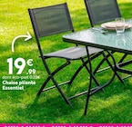 Chaise pliante essentiel à 19,99 € dans le catalogue Maxi Bazar