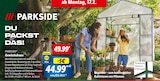 Gewächshaus Angebote von PARKSIDE bei Lidl Freiburg für 44,99 €