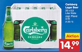 Lager Beer im Angebot bei Netto Marken-Discount in Spremberg Lager Beer Angebote von Carlsberg bei Netto Marken-Discount Spremberg für 14,99 €