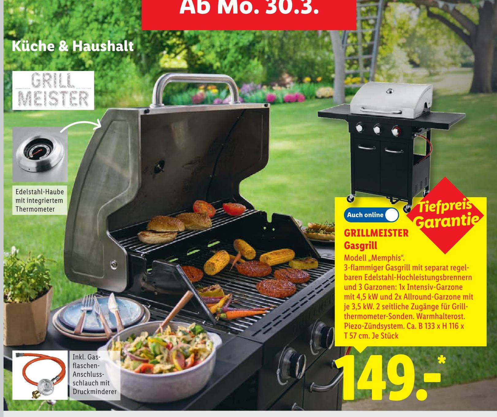 Gasgrill Modell Memphis