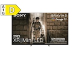 BRAVIA 5 K75XR55 Mini-LED TV (75 Zoll / 189 cm, UHD 4K, SMART TV) Angebote von SONY bei MediaMarkt Saturn Schwerin für 1.849,00 €