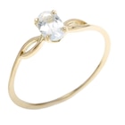 Promo Bague en or jaune aigue marine à 154,00 € dans le catalogue E.Leclerc à Jonzac