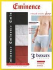 Lot de 3 boxers homme - Eminence en promo chez Super U Dunkerque à 13,75 €