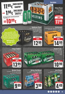 Bier im EDEKA Prospekt "Aktuelle Angebote" mit 24 Seiten (Erkelenz)