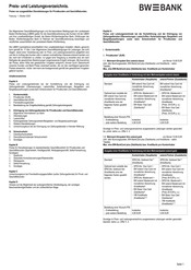 Baden-Württembergische Bank Banken Prospekt der aktuellen Woche mit 12 Seiten, gültig von 01.10.2025 bis 31.12.2025, in Freiburg und Umgebung Aktueller Baden-Württembergische Bank Banken Prospekt in Freiburg und Umgebung, "Preis- und Leistungsverzeichnis" mit 12 Seiten, 01.10.2025 - 31.12.2025