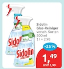 Glas-Reiniger von Sidolin im aktuellen budni Prospekt
