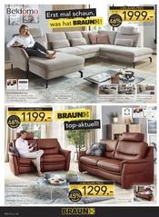 Polstermöbel im BRAUN Möbel-Center Prospekt in Reutlingen Aktueller BRAUN Möbel-Center Prospekt mit Polstermöbel, "Wir feiern Jubiläum!", Seite 6