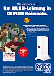 Aktueller aetka Elektromarkt Prospekt in Düsseldorf und Umgebung, "Wir kümmern uns! Um WLAN-Leistung in DEINEM Heimnetz." mit 1 Seite, 01.07.2024 - 31.07.2024
