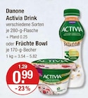 Aktuelles Activia Drink Angebot bei V-Markt in Memmingen ab 0,99 €