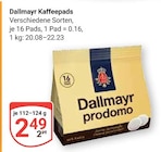 Kaffeepads im Angebot bei GLOBUS in Völklingen Kaffeepads Angebote von Dallmayr bei GLOBUS Völklingen für 2,49 €