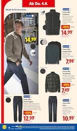 Lidl Herren Flanellhemd im Prospekt 
