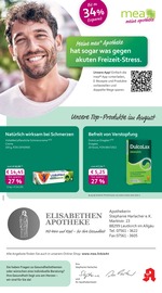 mea - meine apotheke Apotheken Prospekt der aktuellen Woche mit 4 Seiten, gültig von 01.08.2026 bis 31.08.2026, in Leutkirch und Umgebung Aktueller mea - meine apotheke Apotheken Prospekt in Leutkirch und Umgebung, "Unsere August-Angebote" mit 4 Seiten, 01.08.2026 - 31.08.2026