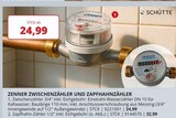 Labertaler Fachmarkt - Zwischenzähler 3/4" Angebot im Prospekt Zwischenzähler 3/4" bei Labertaler Fachmarkt im Prospekt "" für 24,99 €