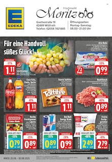EDEKA Prospekt der KW 35 "Aktuelle Angebote" Aktueller EDEKA Prospekt "Aktuelle Angebote" Seite 1 von 24 Seiten