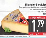 Zillertaler Bergkäse im EDEKA Prospekt Zillertaler Bergkäse von im aktuellen EDEKA Prospekt für 1,79 €